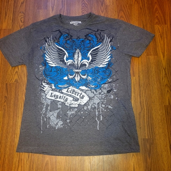 Men's Noize Xl Graphic Short Sleeve Tee Liberty Loyalty B2 - Picture 2 of 4